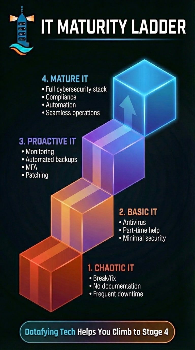Climbing the IT Maturity Ladder: From Chaos to Control