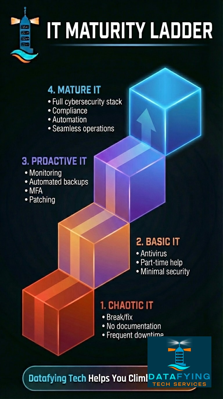 Climbing the IT Maturity Ladder: From Chaos to Control